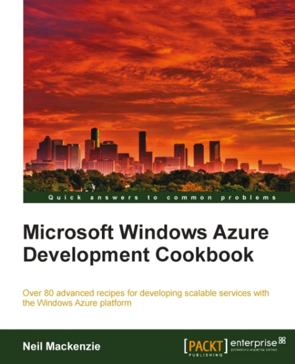 Big bigCover of Microsoft Windows Azure Development Cookbook