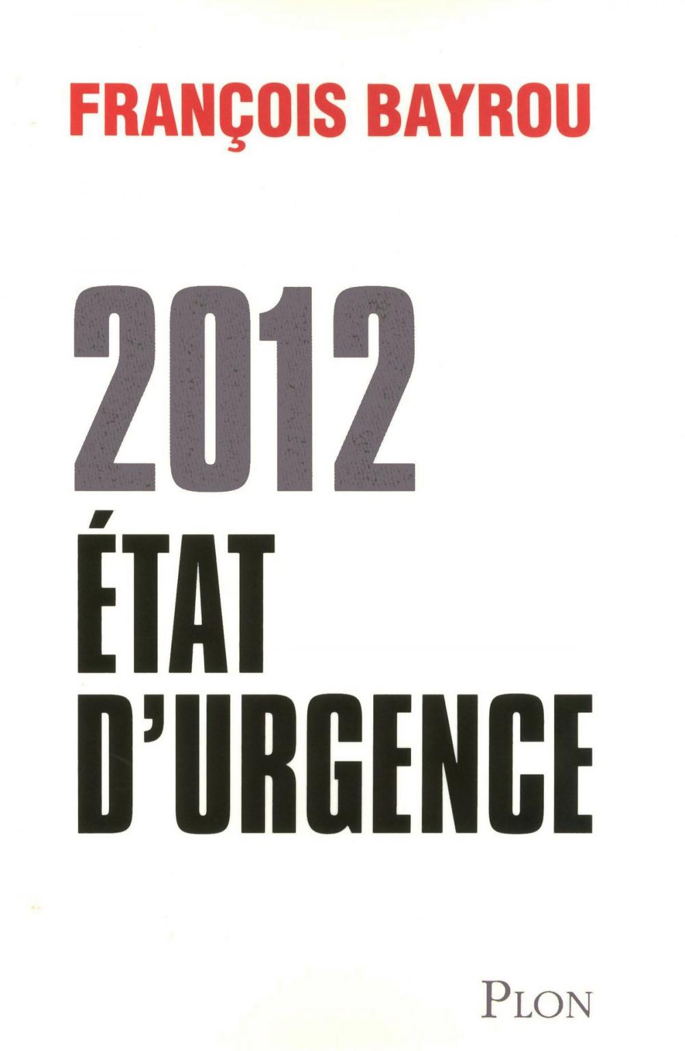 Big bigCover of 2012, état d'urgence