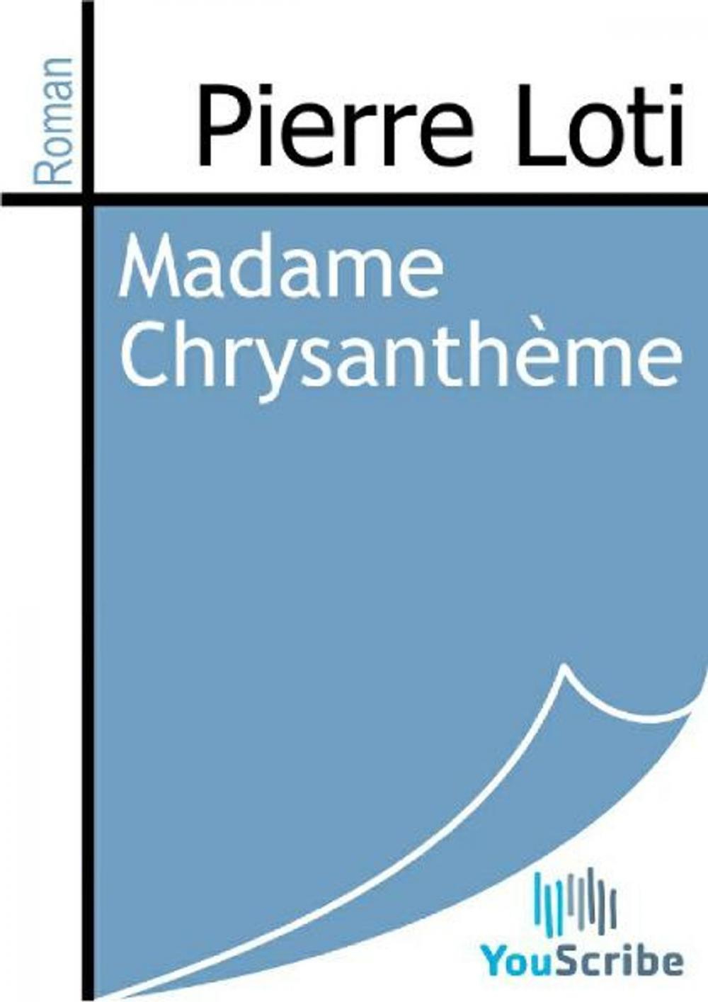 Big bigCover of Madame Chrysanthème