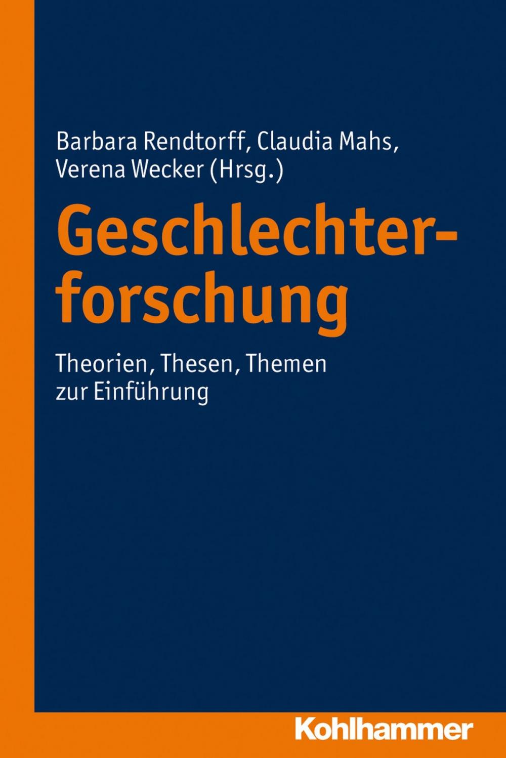 Big bigCover of Geschlechterforschung