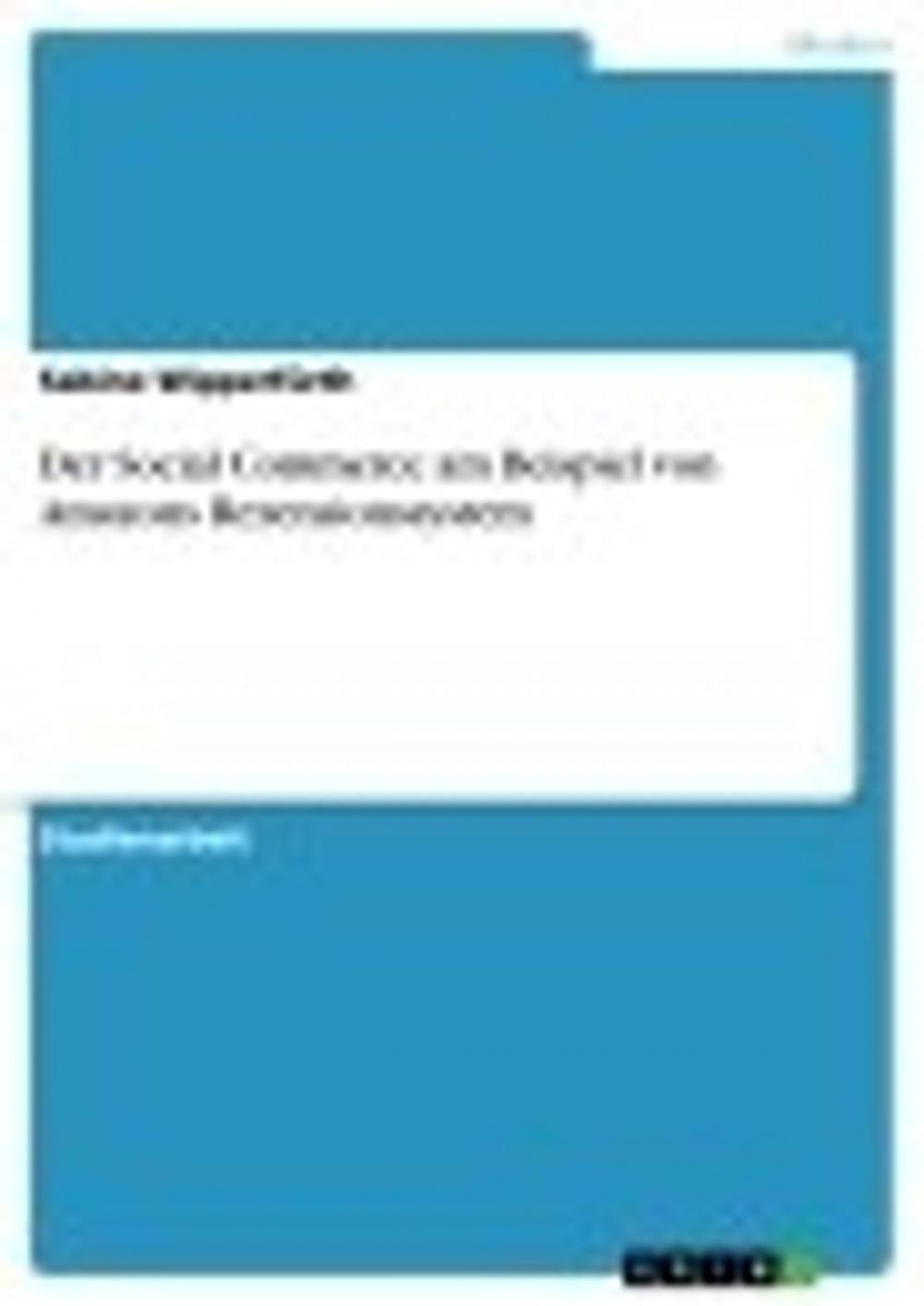 Big bigCover of Der Social Commerce am Beispiel von Amazons Rezensionssystem