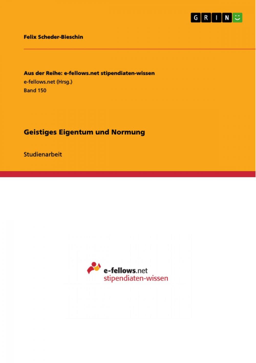 Big bigCover of Geistiges Eigentum und Normung