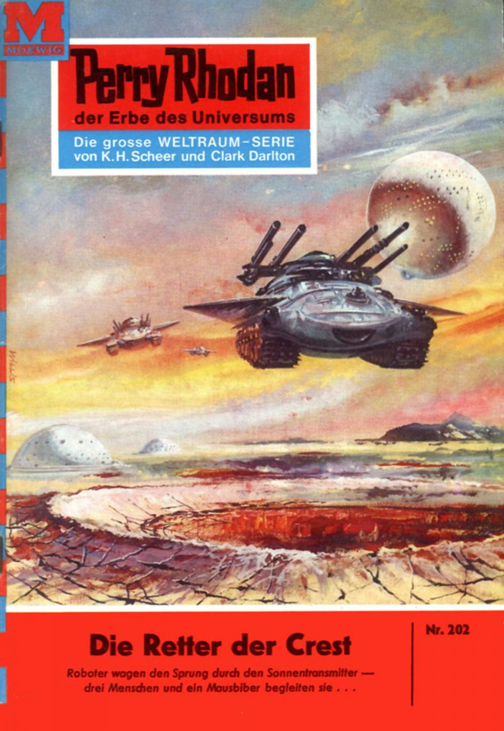 Big bigCover of Perry Rhodan 202: Die Retter der CREST