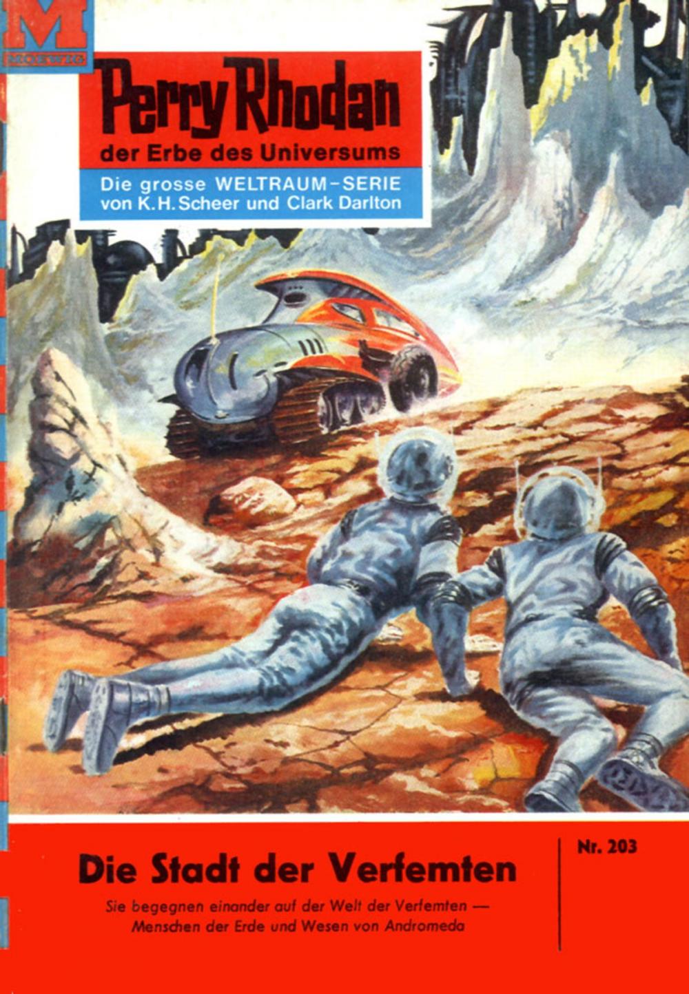 Big bigCover of Perry Rhodan 203: Die Stadt der Verfemten