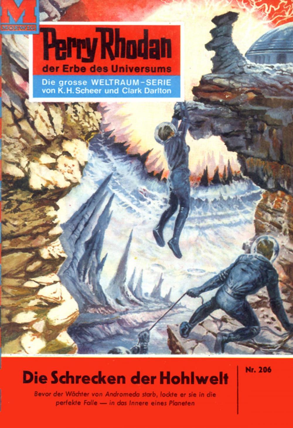 Big bigCover of Perry Rhodan 206: Die Schrecken der Hohlwelt