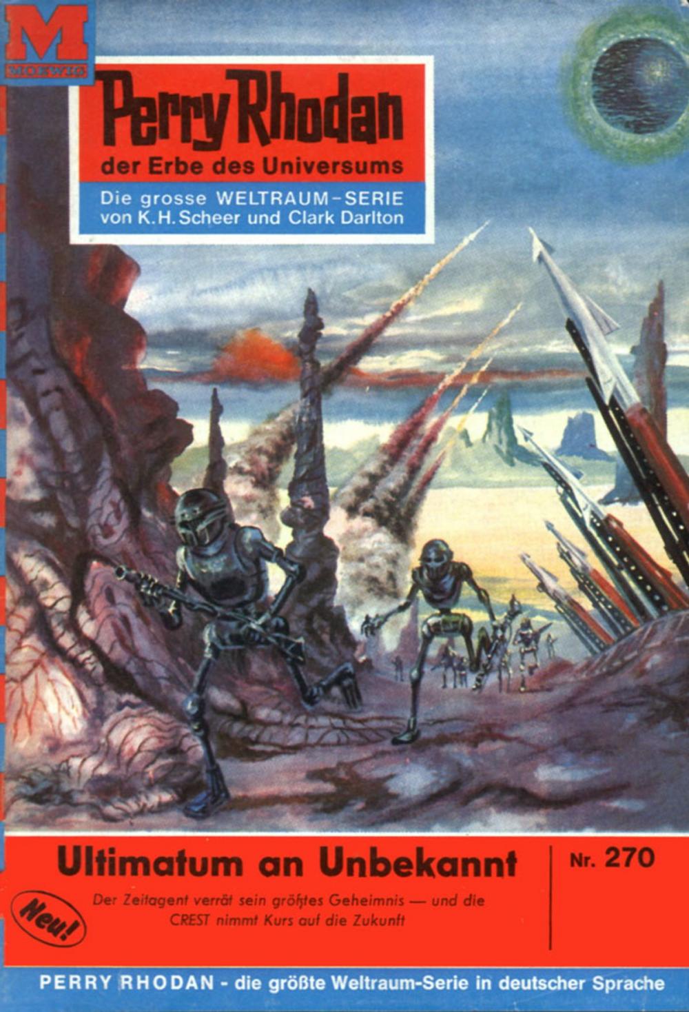 Big bigCover of Perry Rhodan 270: Ultimatum an Unbekannt