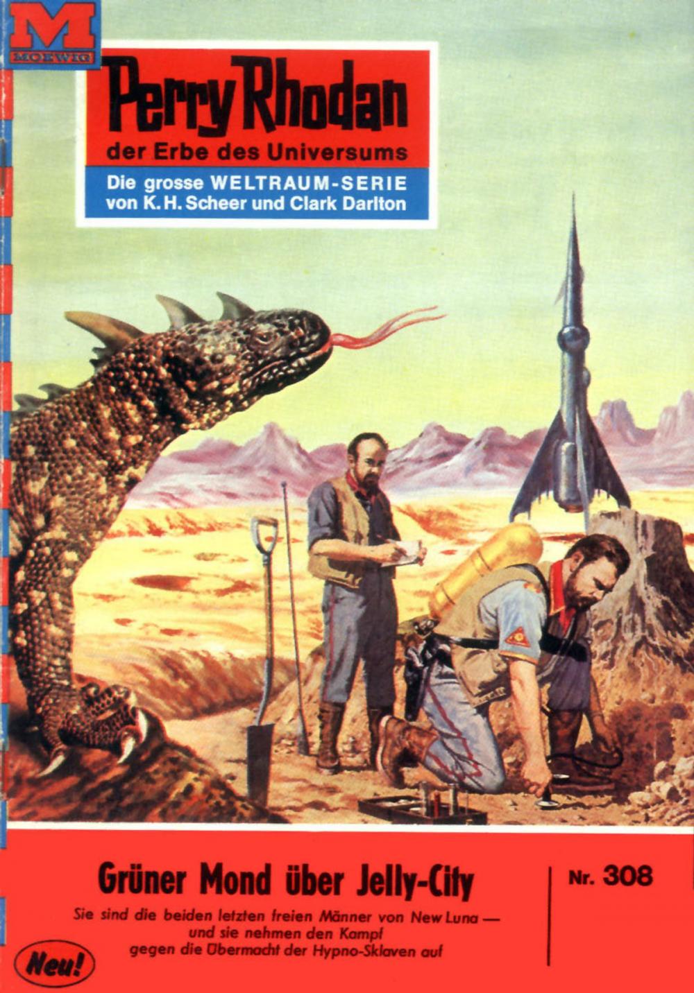 Big bigCover of Perry Rhodan 308: Grüner Mond über Jelly-City