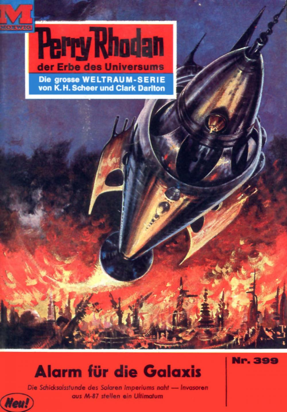 Big bigCover of Perry Rhodan 399: Alarm für die Galaxis