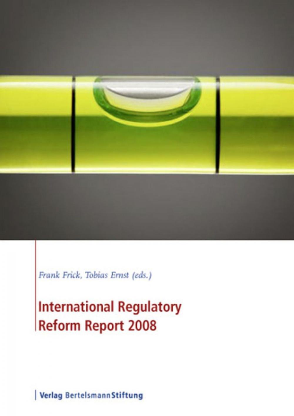 Big bigCover of International Regulatory Reform Report 2008