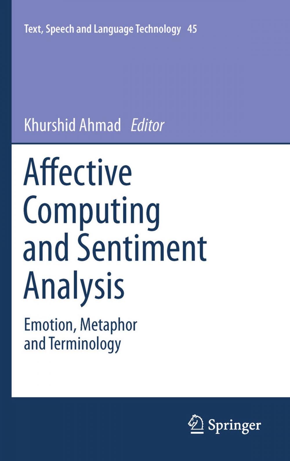 Big bigCover of Affective Computing and Sentiment Analysis