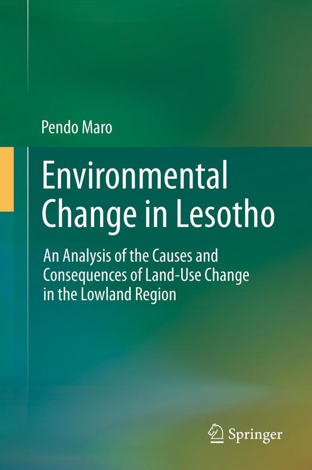 Big bigCover of Environmental Change in Lesotho