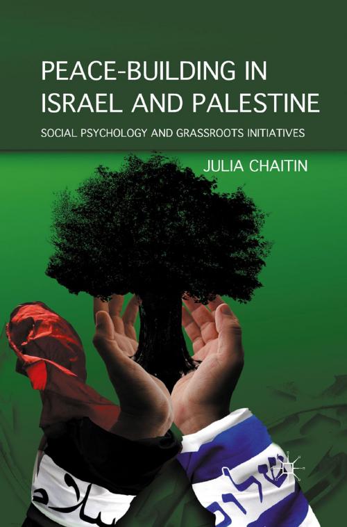 Cover of the book Peace-building in Israel and Palestine by J. Chaitin, Palgrave Macmillan US