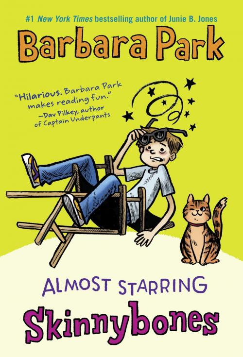 Cover of the book Almost Starring Skinnybones by Barbara Park, Random House Children's Books