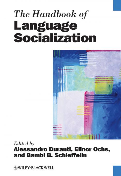 Cover of the book The Handbook of Language Socialization by , Wiley