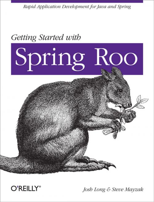 Cover of the book Getting Started with Roo by Josh Long, Steve Mayzak, O'Reilly Media