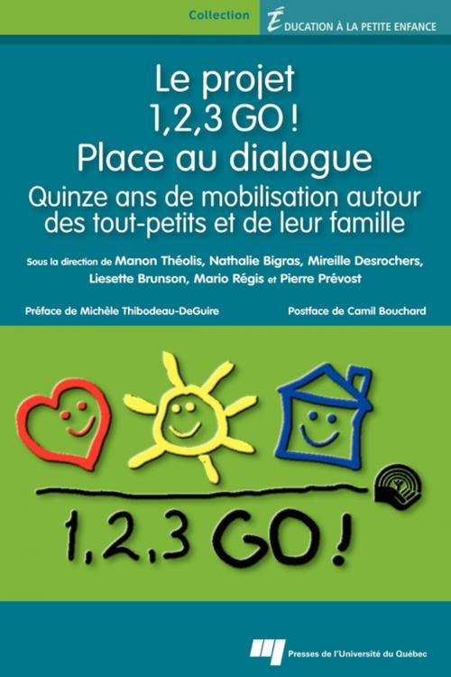 Cover of the book Le projet 1,2,3 GO! - Place au dialogue by Manon Théolis, Nathalie Bigras, Desrochers Mireille, Liesette Brunson, Mario Régis, Pierre Prévost, Presses de l'Université du Québec