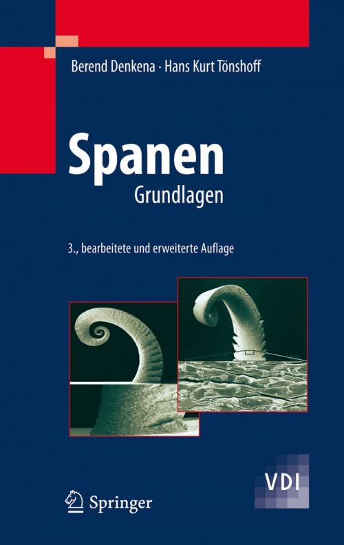 Cover of the book Spanen by Berend Denkena, Hans Kurt Toenshoff, Springer Berlin Heidelberg