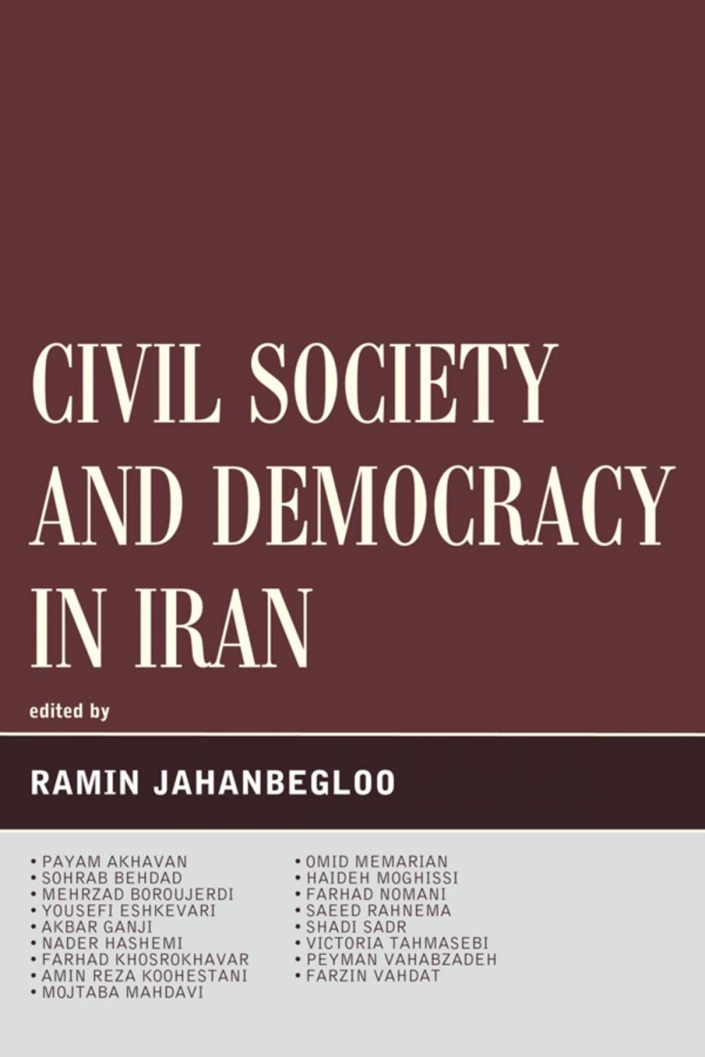 Big bigCover of Civil Society and Democracy in Iran