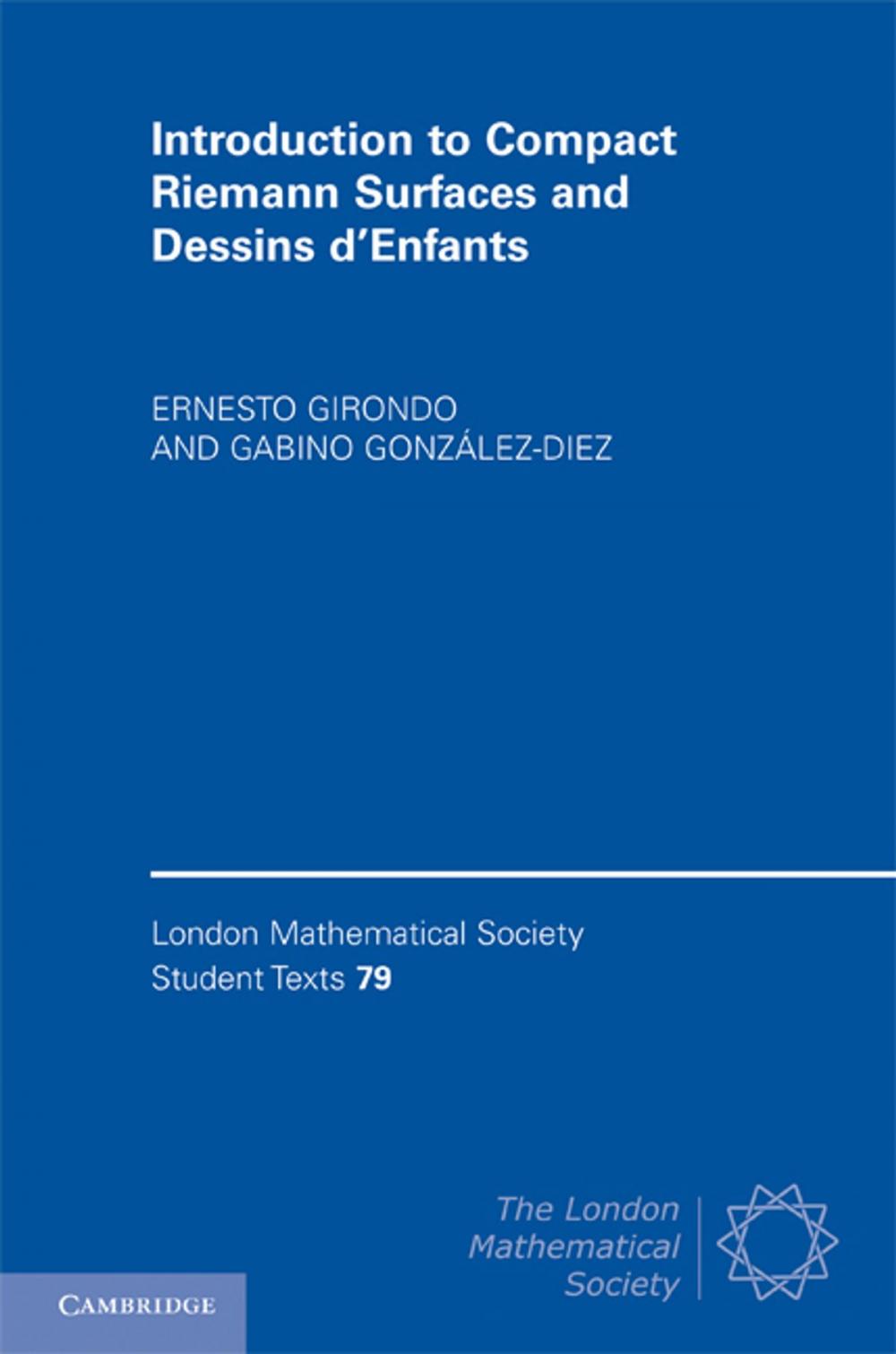 Big bigCover of Introduction to Compact Riemann Surfaces and Dessins d’Enfants