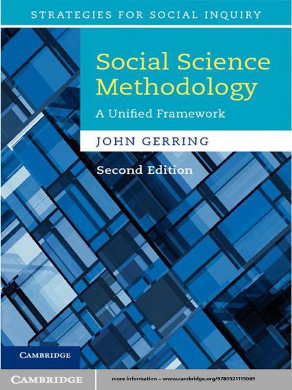 Big bigCover of Social Science Methodology