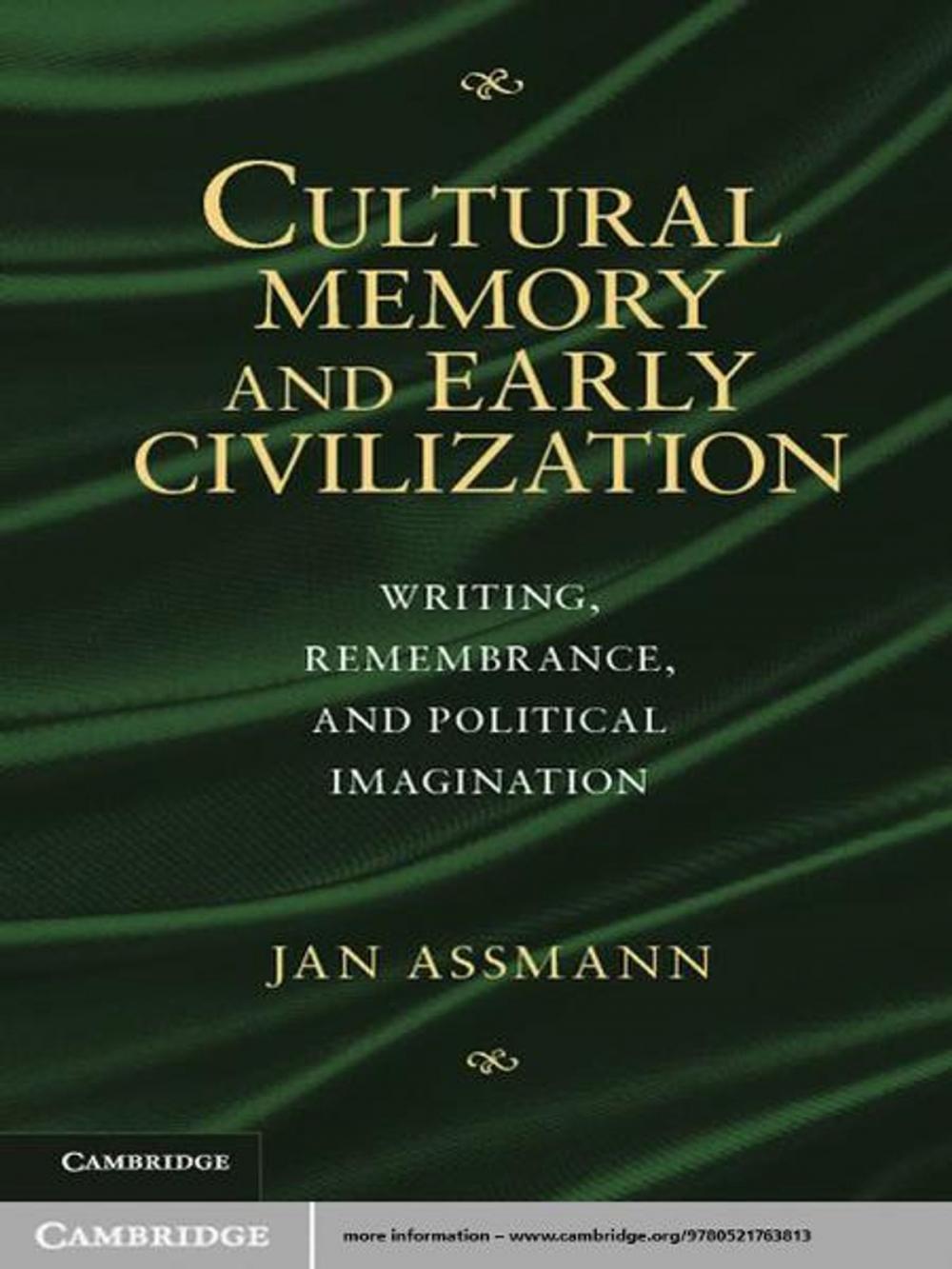 Big bigCover of Cultural Memory and Early Civilization