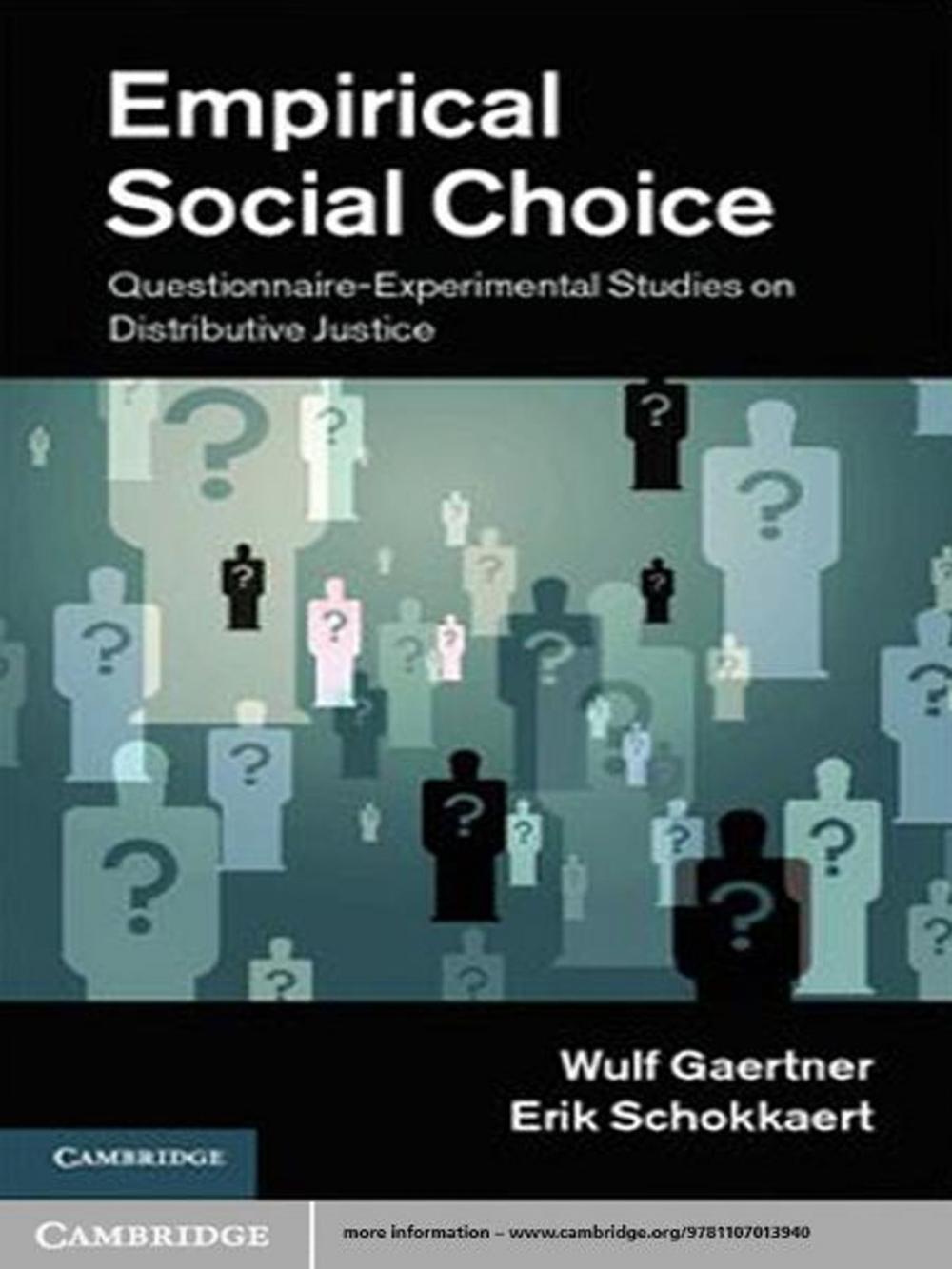 Big bigCover of Empirical Social Choice