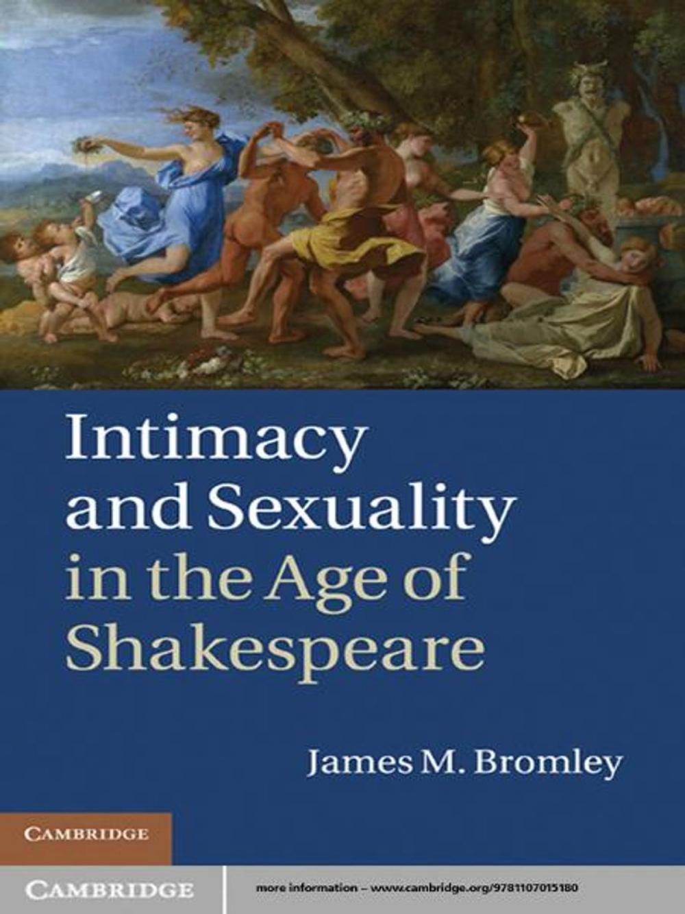 Big bigCover of Intimacy and Sexuality in the Age of Shakespeare