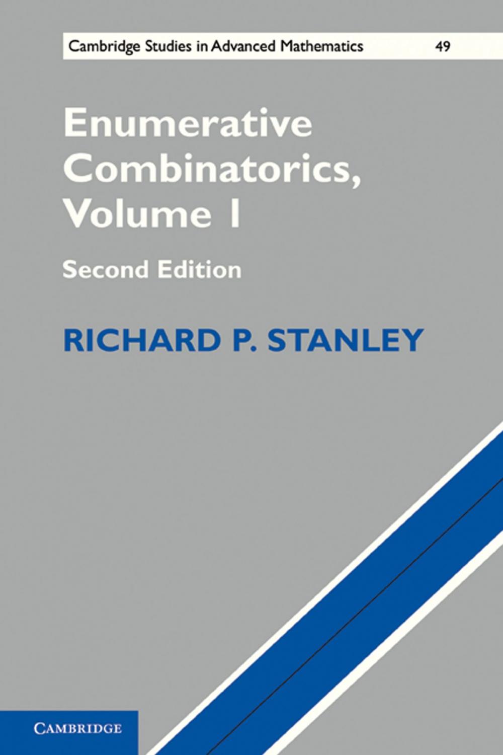 Big bigCover of Enumerative Combinatorics: Volume 1