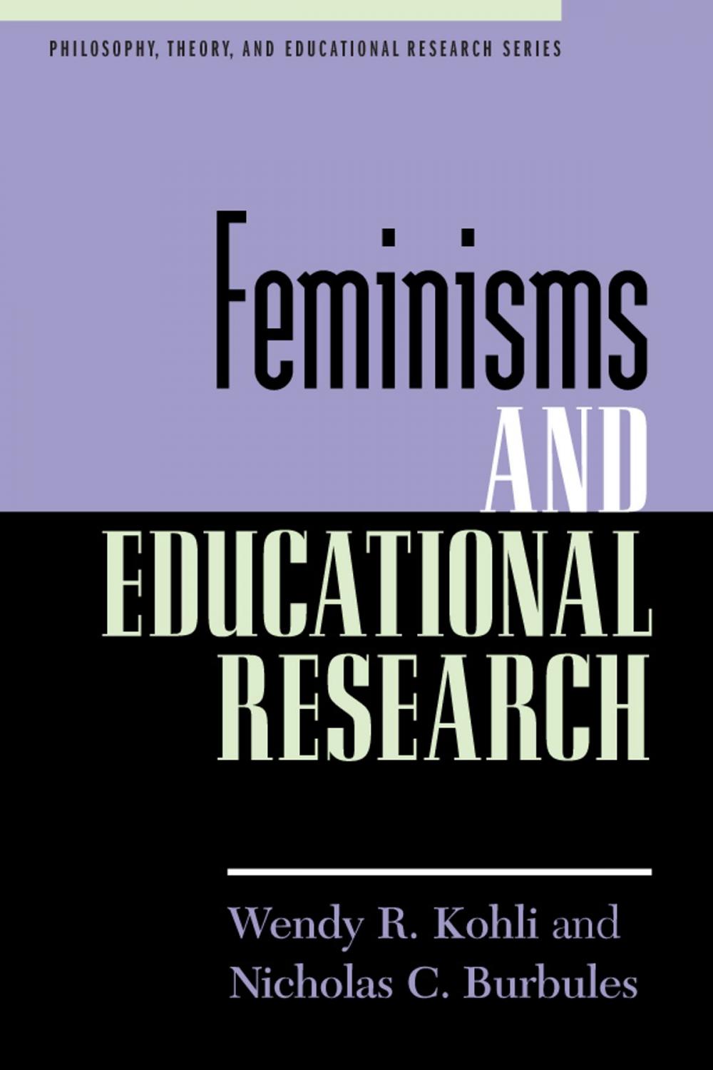 Big bigCover of Feminisms and Educational Research