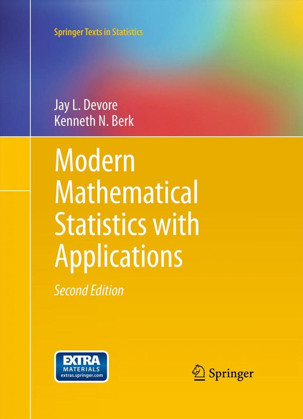 Big bigCover of Modern Mathematical Statistics with Applications