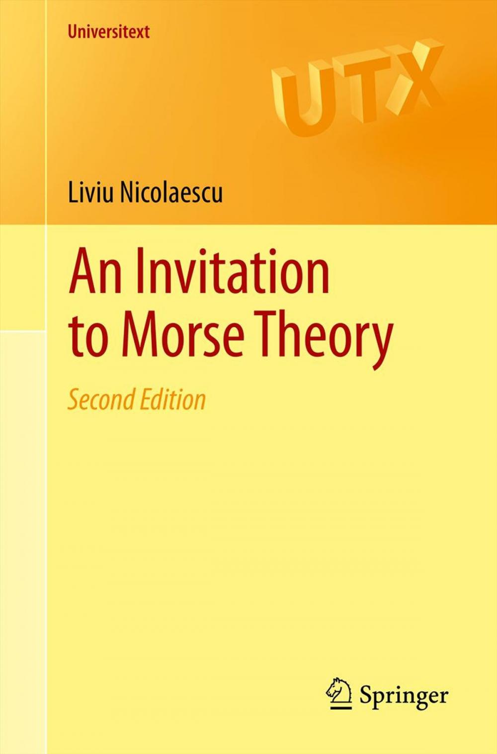 Big bigCover of An Invitation to Morse Theory