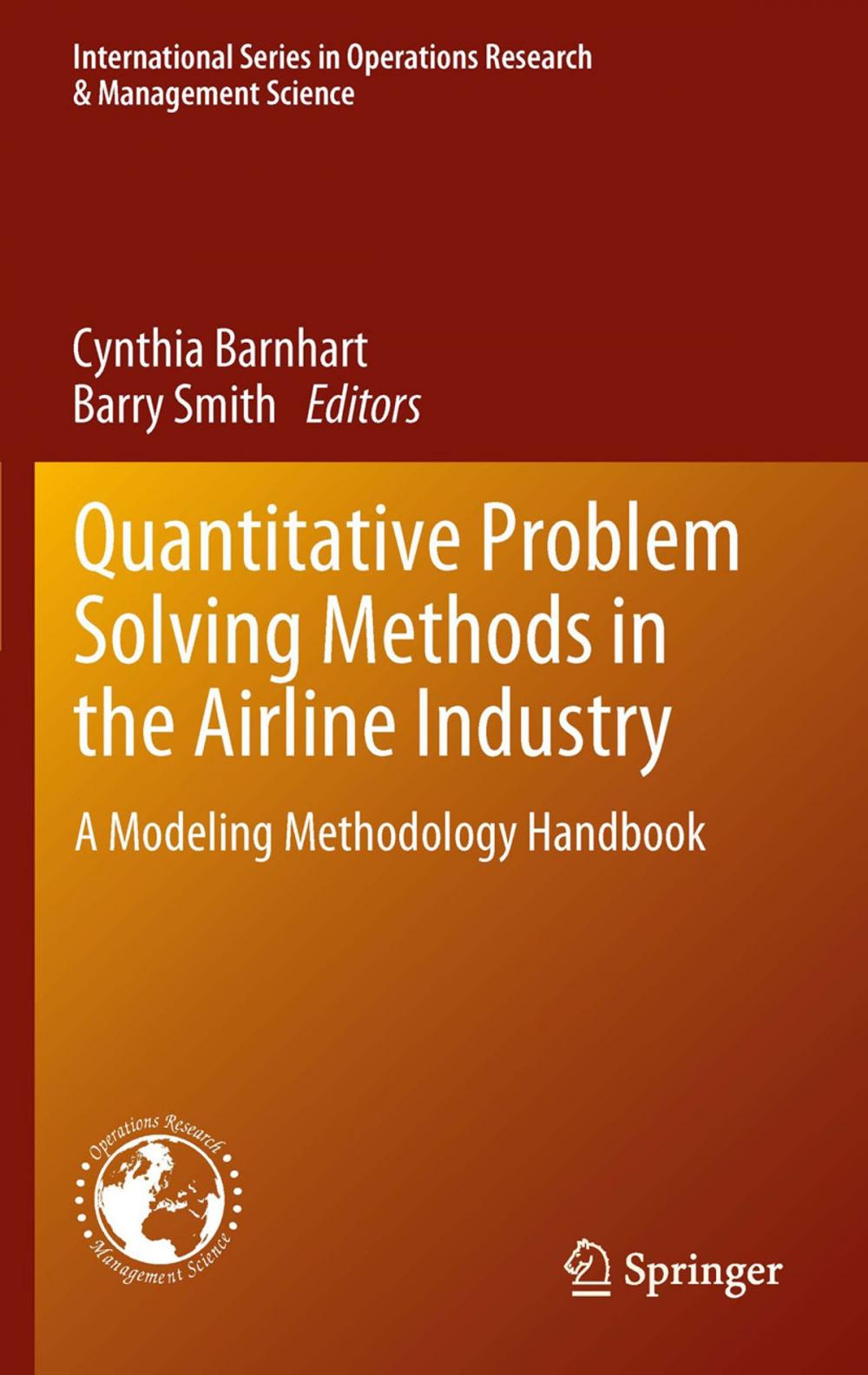 Big bigCover of Quantitative Problem Solving Methods in the Airline Industry