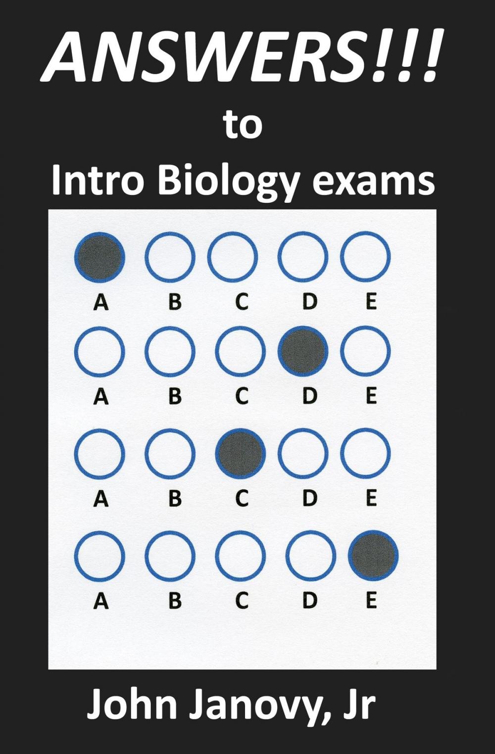 Big bigCover of Answers to College Level Biology exams