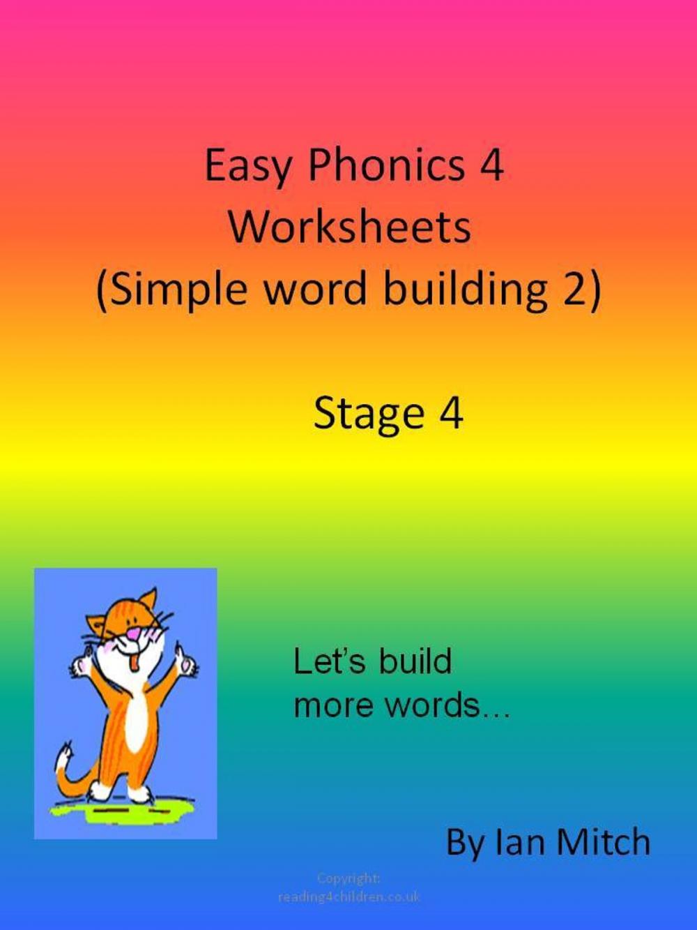 Big bigCover of Easy Phonics 4 Worksheets (Simple word building 2)