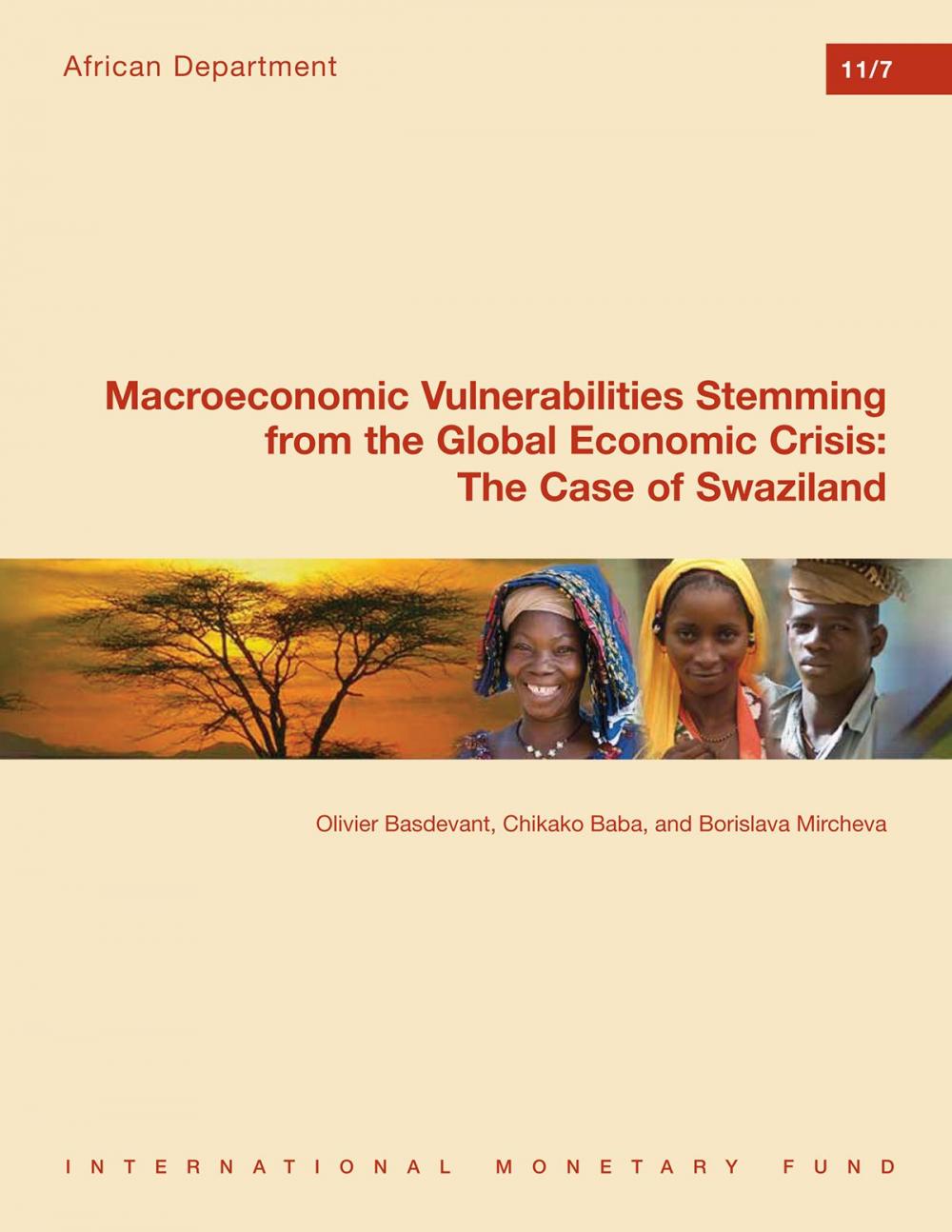 Big bigCover of Macroeconomic Vulnerabilities Stemming from the Global Economic Crisis: The Case of Swaziland