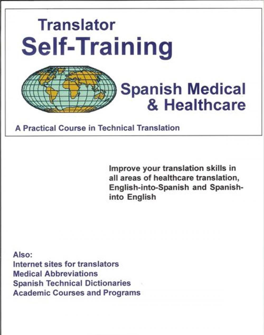 Big bigCover of Translator Self-Training--Spanish Medical