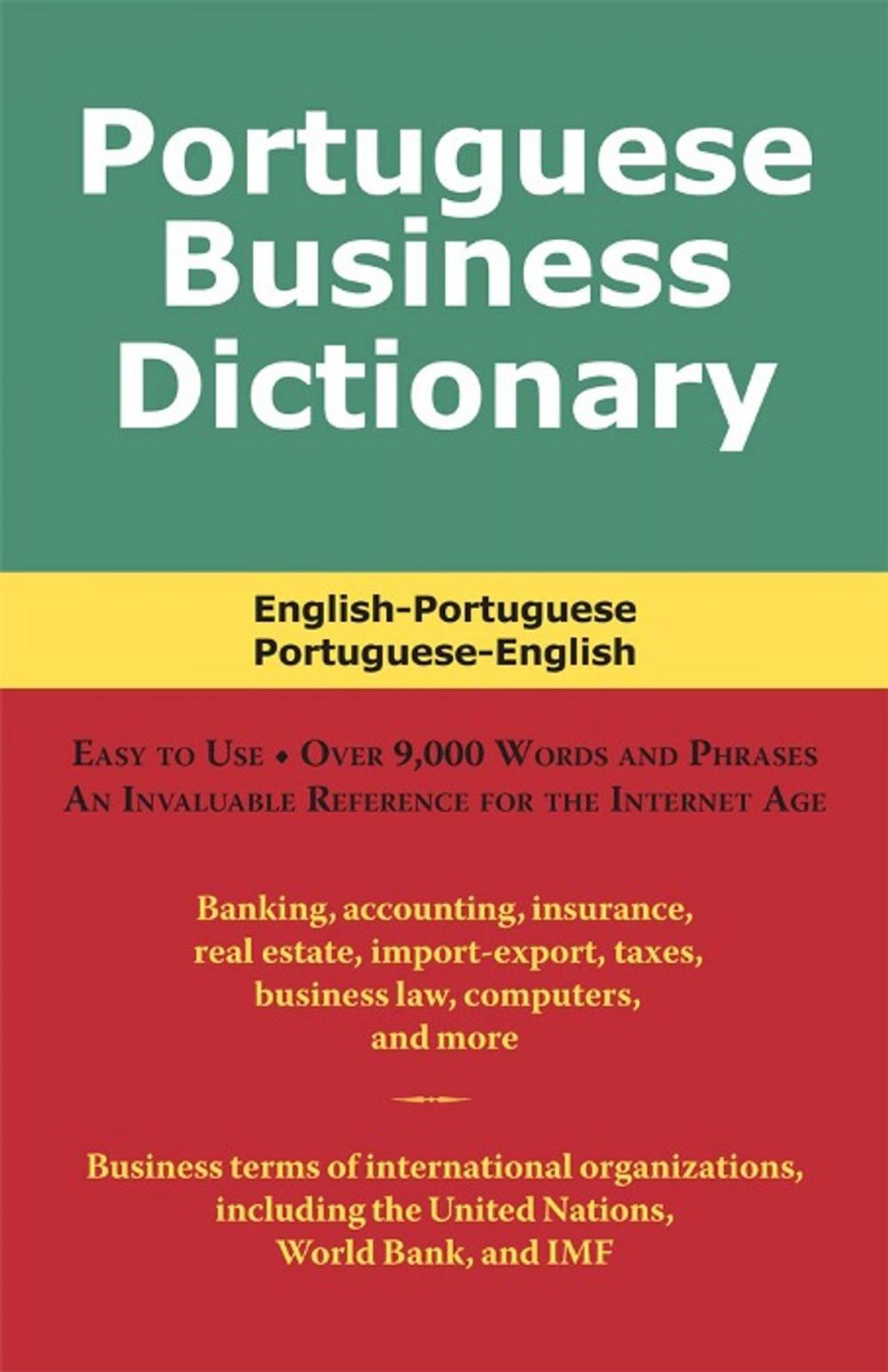 Big bigCover of Portuguese Business Dictionary