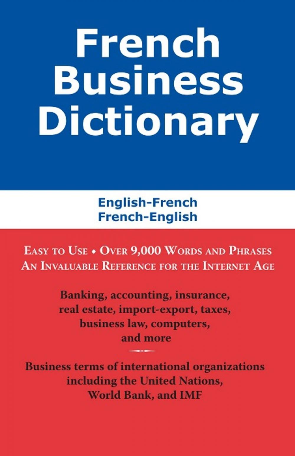 Big bigCover of French Business Dictionary