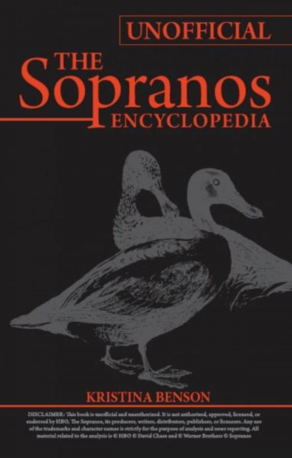 Big bigCover of The Unofficial Encyclopedia to The Sopranos