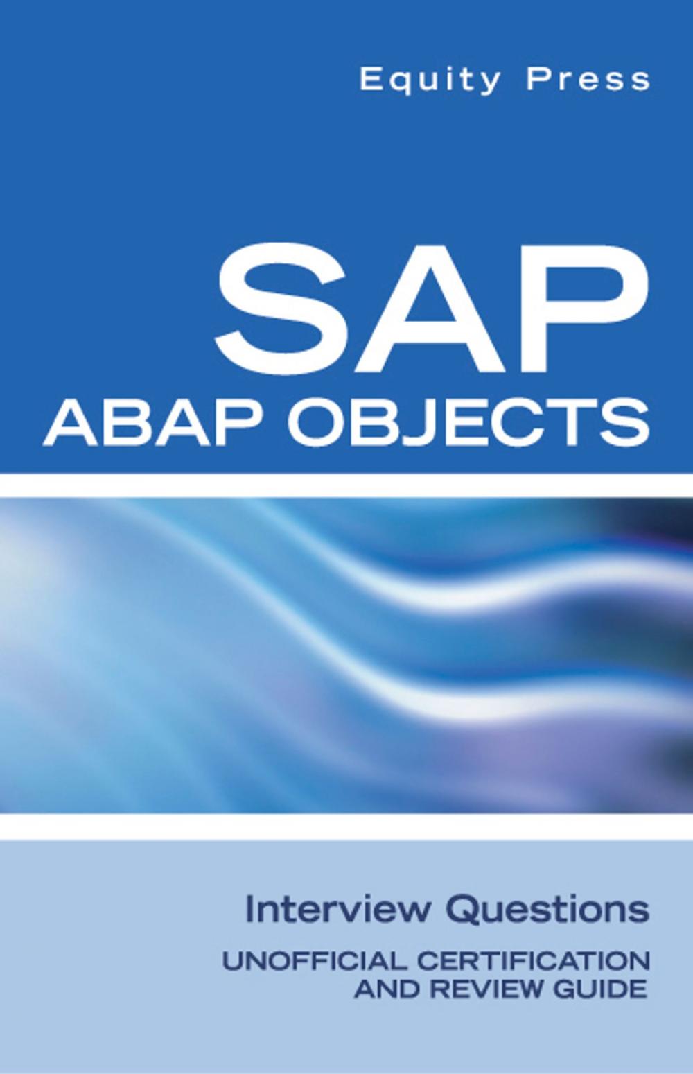 Big bigCover of SAP ABAP Objects Interview Questions