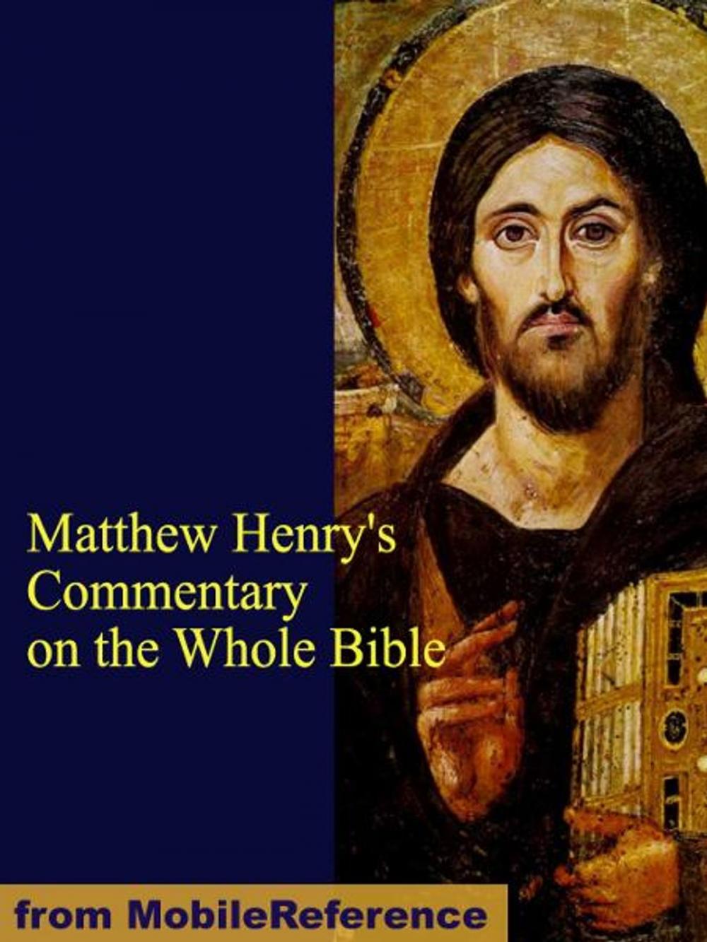 Big bigCover of Matthew Henry's Commentary on the Whole Bible (Mobi Classics)