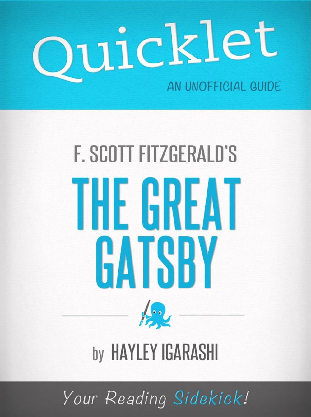 Big bigCover of Quicklet on F. Scott Fitzgerald The Great Gatsby