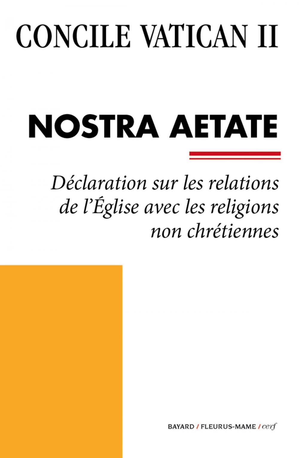 Big bigCover of Nostra Aetate