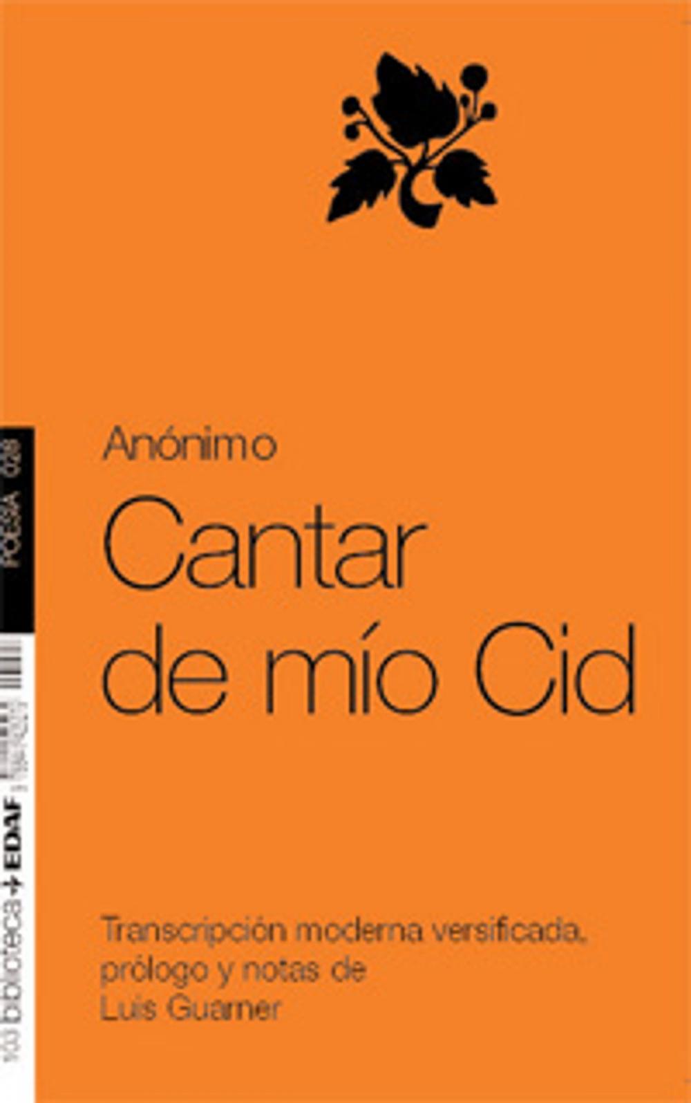 Big bigCover of CANTAR DE MIO CID