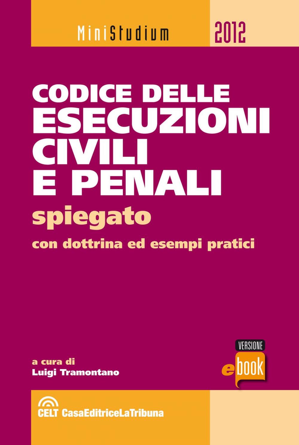 Big bigCover of Codice delle esecuzioni civili e penali spiegato