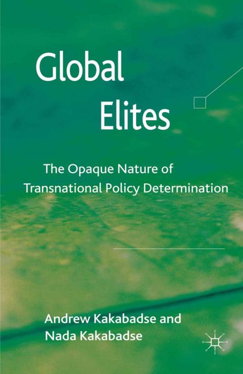 Cover of the book Global Elites by , Palgrave Macmillan UK