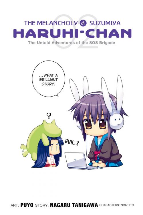 Cover of the book The Melancholy of Suzumiya Haruhi-chan, Vol. 2 by Nagaru Tanigawa, Noizi Ito, Puyo, Yen Press