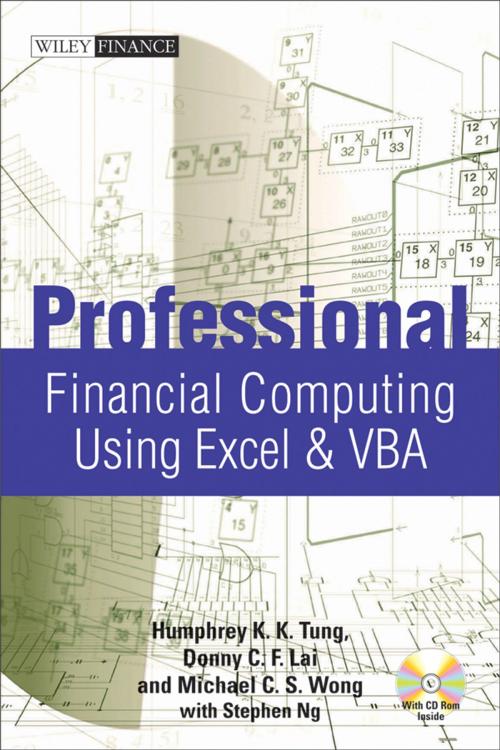 Cover of the book Professional Financial Computing Using Excel and VBA by Donny C. F. Lai, Humphrey K. K. Tung, Michael C. S. Wong, Wiley