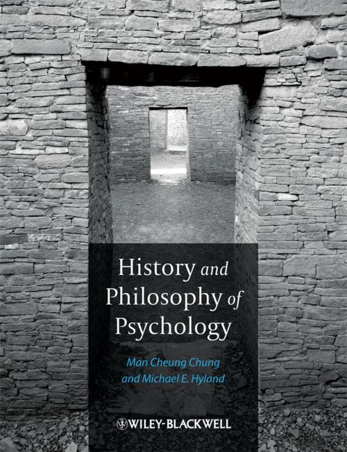 Cover of the book History and Philosophy of Psychology by Man Cheung Chung, Michael E. Hyland, Wiley