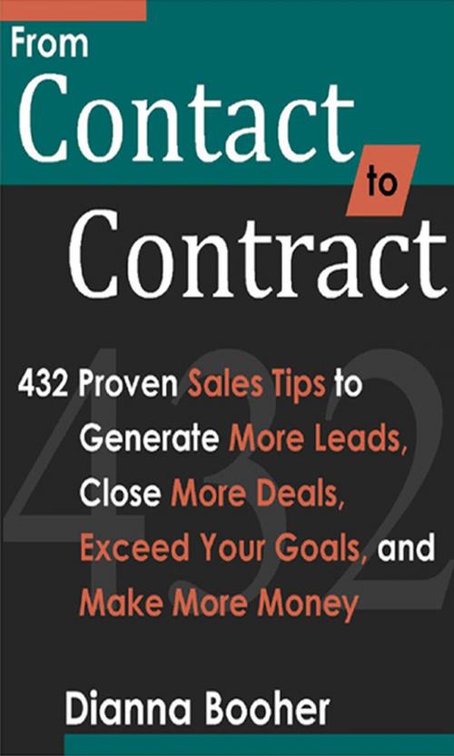 Cover of the book From Contact to Contract by Dianna Booher, Booher Research Institute